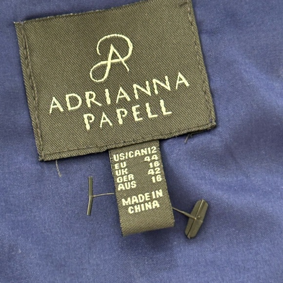 Adrianna Papell Blue Dress NWT Cocktail S12 New w Tags attached - Picture 14 of 16
